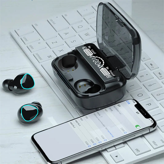Earphone Fone De Ouvido Sem Fio M10 TWS Bluetooth com Display